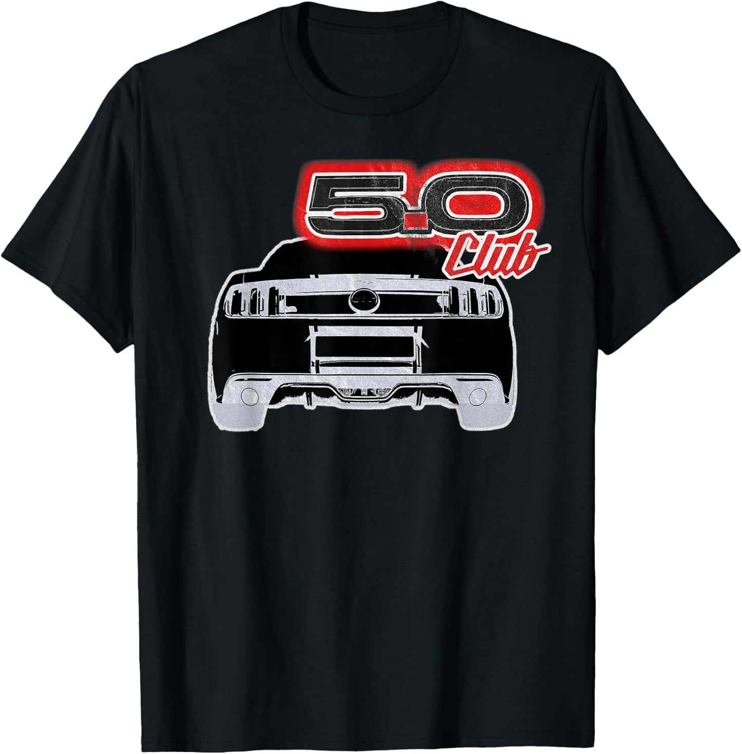 5.0 Coyote Stang American Car Horsepower v8 Muscle Speed T-Shirt - T-Shirt | Black