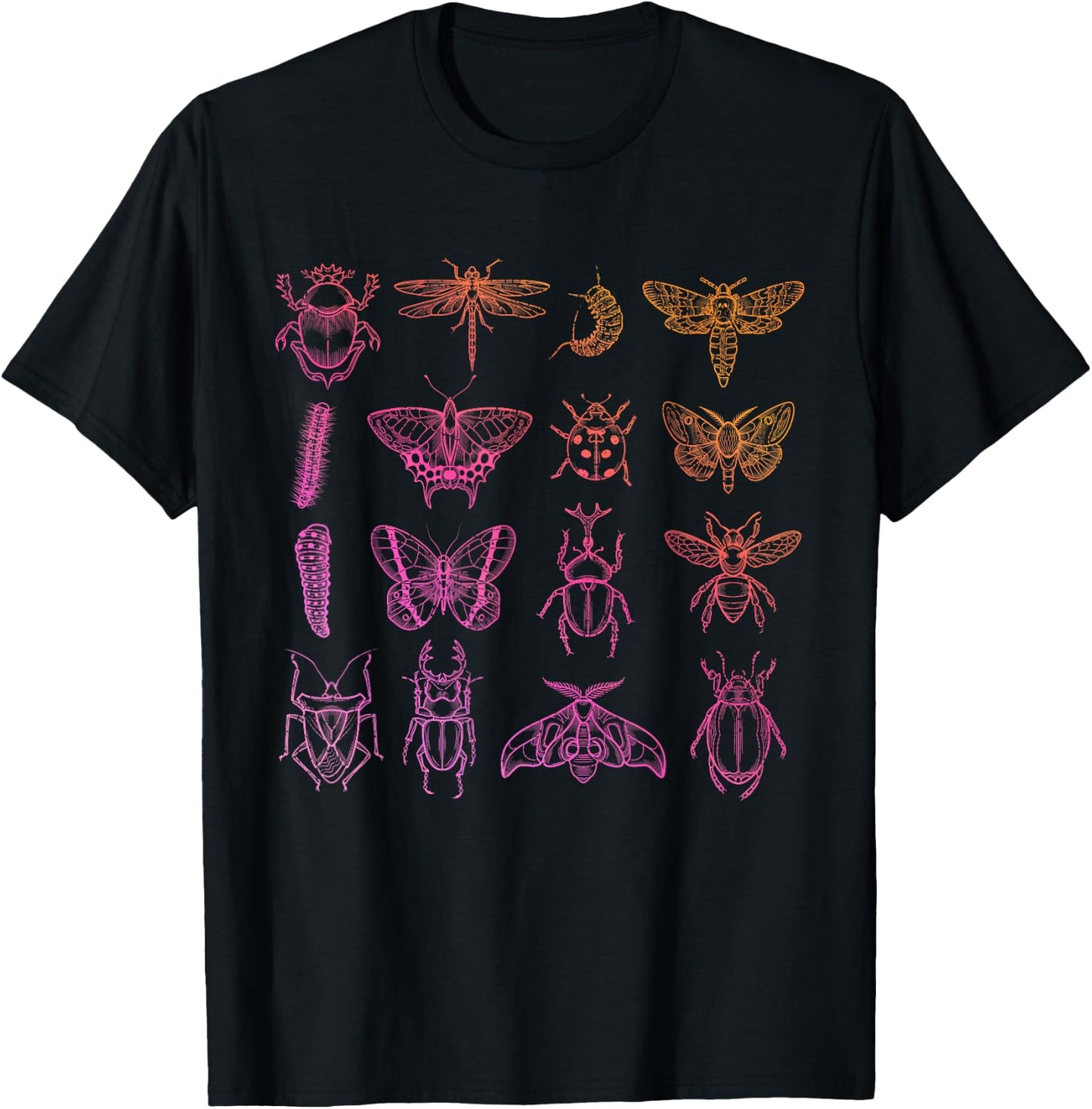 Insect Collector Bugs Entomology Bugs Beetle Biology Bug T-Shirt - T-Shirt | Black