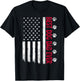 Best Dog Dad Ever American USA Flag Father's Day Dog Lover T-Shirt - T-Shirt | Black