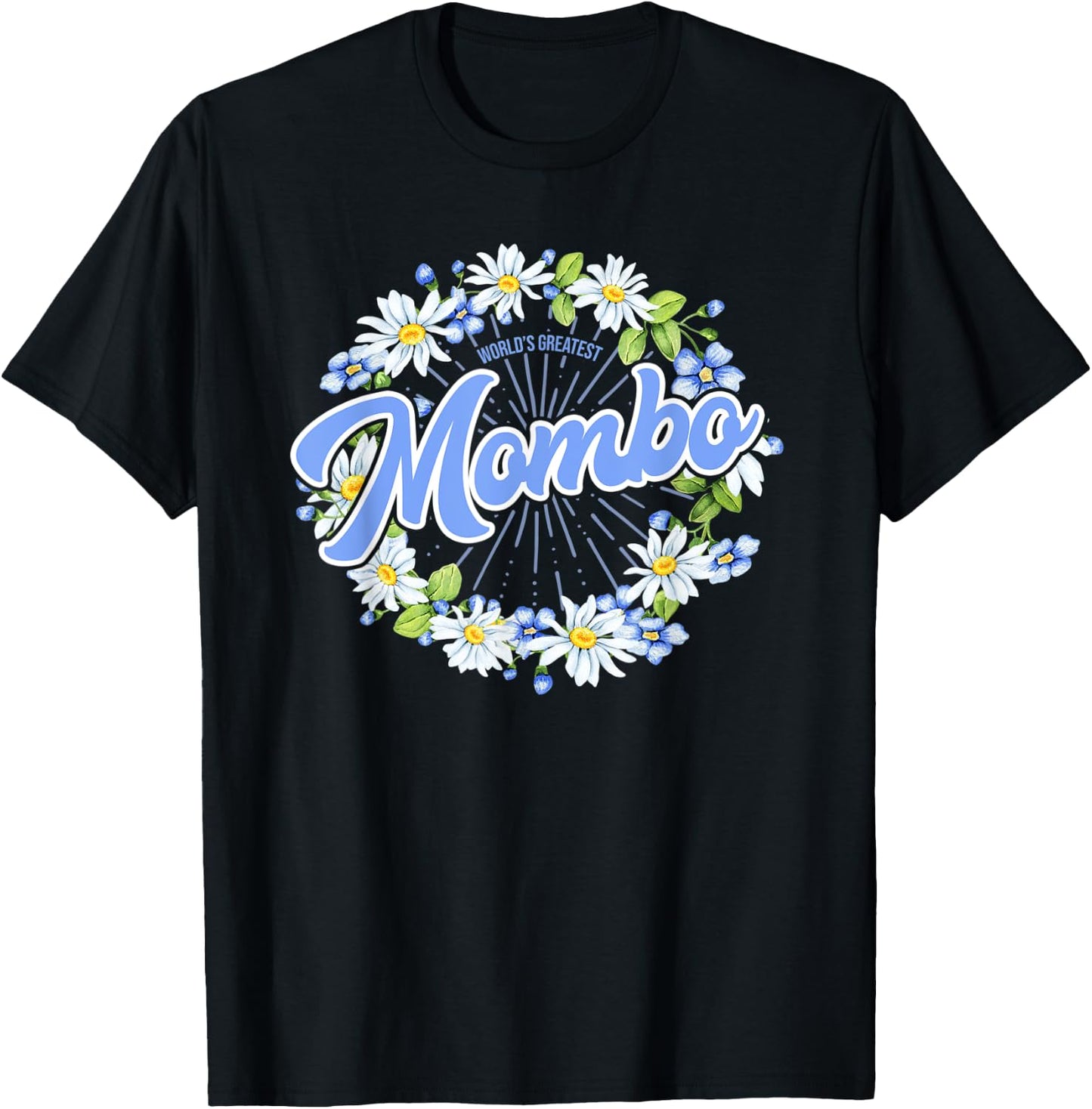 World's Greatest Mombo - Gift Grandma T-Shirt - T-Shirt | Black