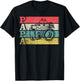 Vintage Retro Photographer Papa Photography Silhouette Funny T-Shirt - T-Shirt | Black