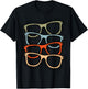 Retro Eye Glasses Sunglasses Optometrist Ophthalmologist T-Shirt - T-Shirt | Black