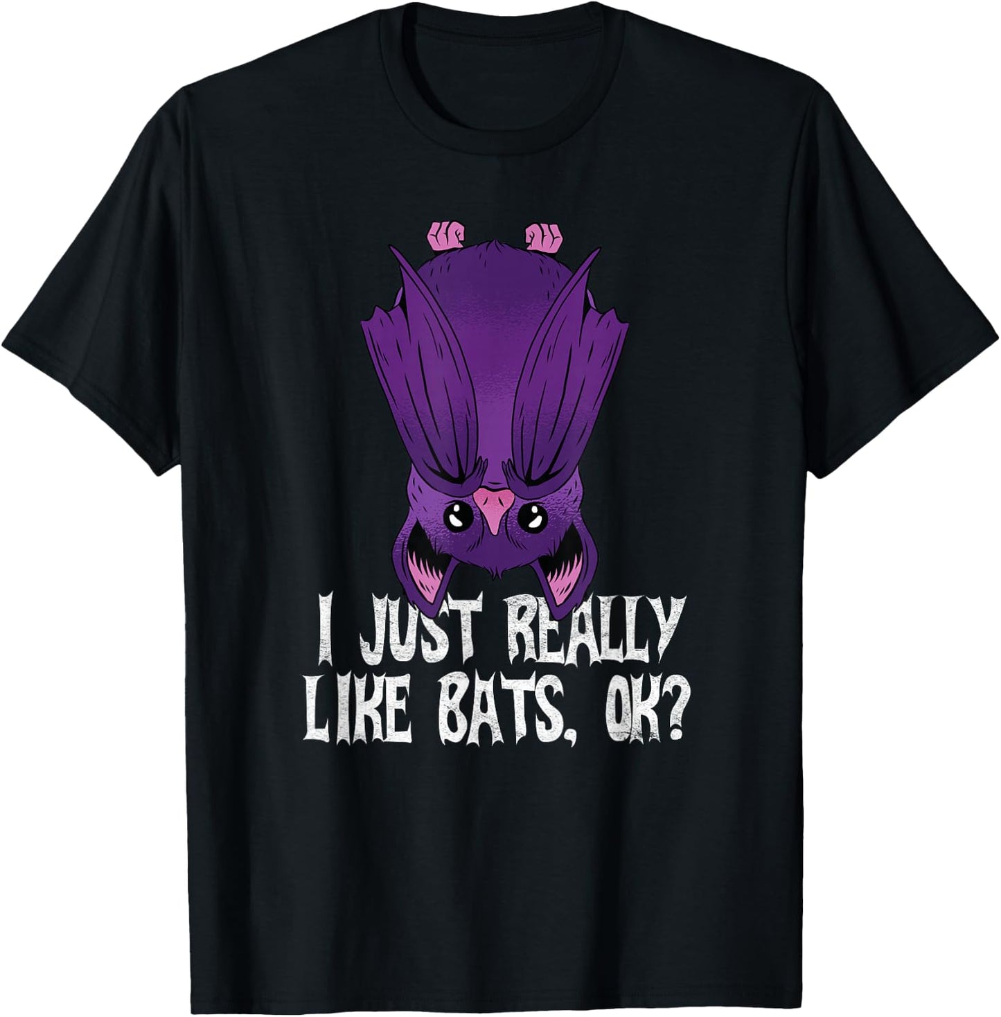 Funny Bat T-Shirt - T-Shirt | Black