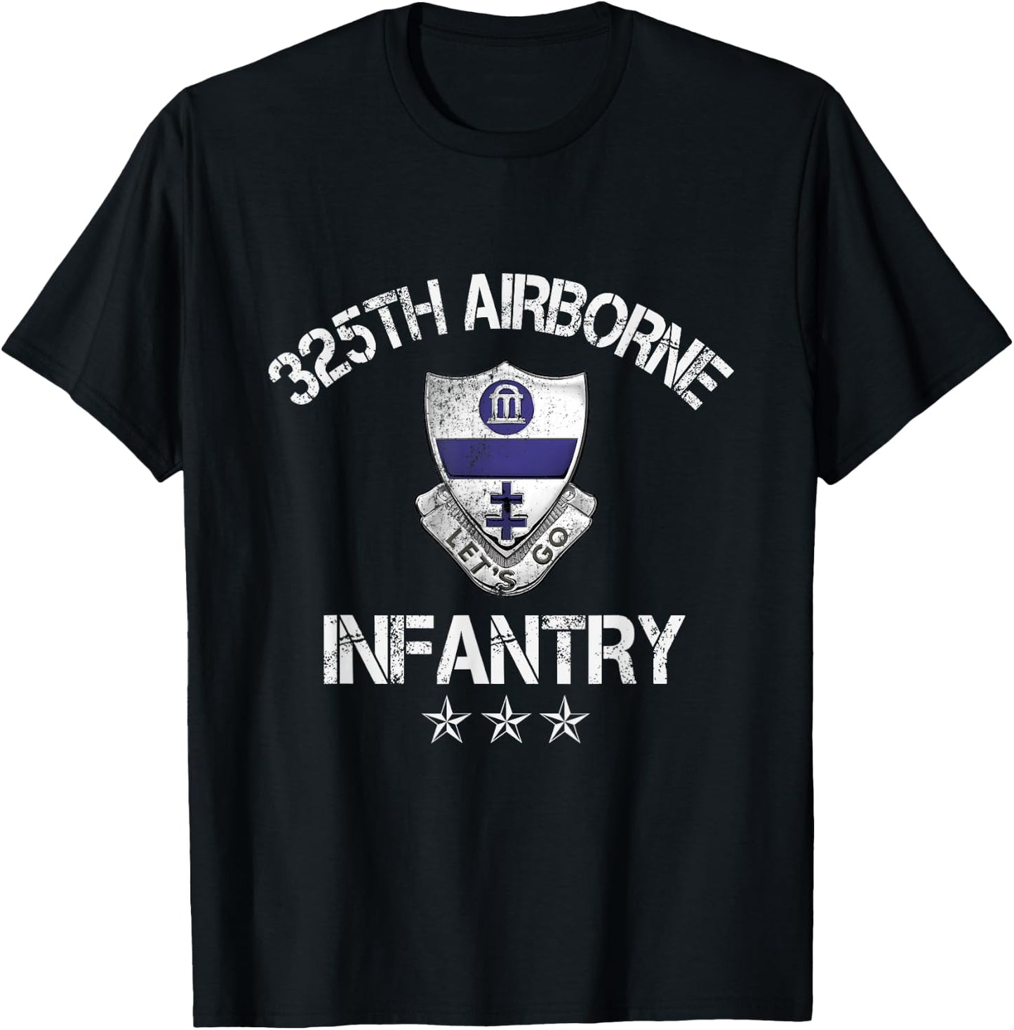 325th Airborne Infantry Regiment Veteran Independence Gift T-Shirt - T-Shirt | Black