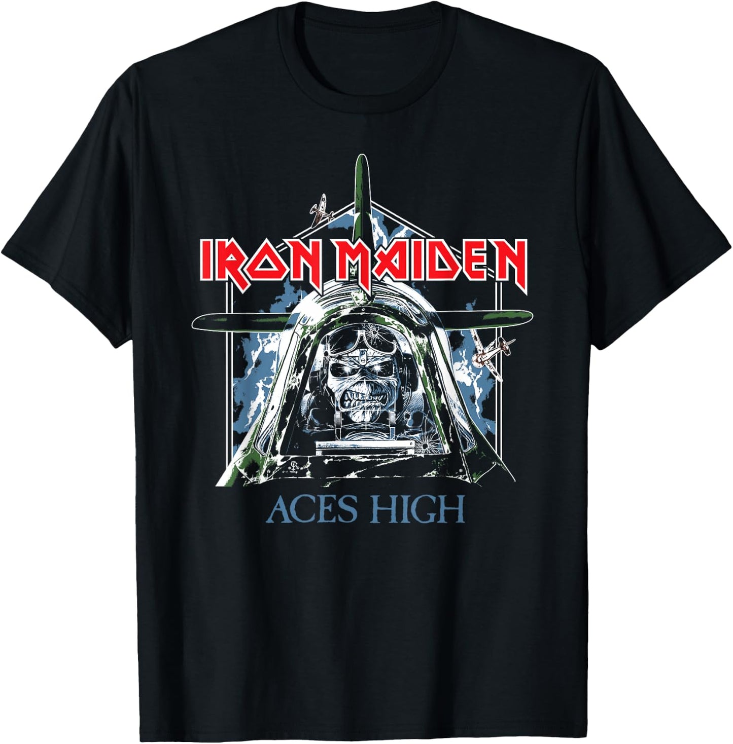 Iron Maiden - Aces High T-Shirt - T-Shirt | Black