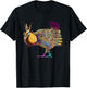 Colorful Prairie Chicken T-Shirt - T-Shirt | Black