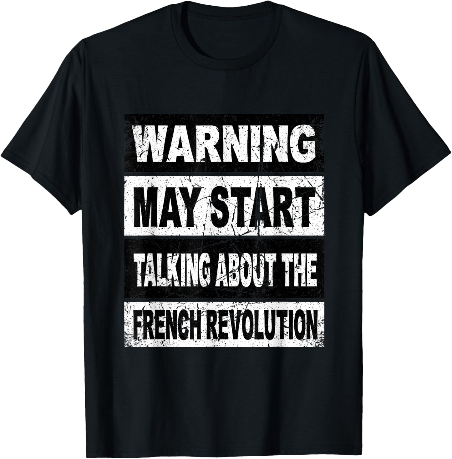 Retro French Revolution Shirt French War Bastille Day T-Shirt - T-Shirt | Black