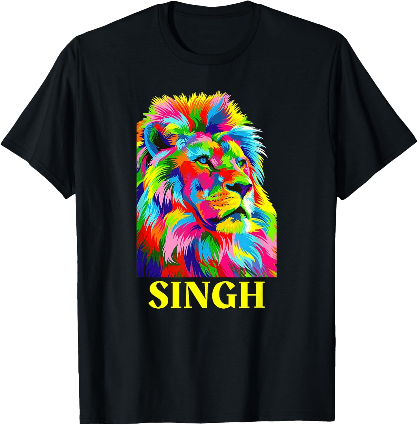 Singh, Lion, Sher ,Punjabi - Proud to be a Sikh T-Shirt - T-Shirt | Black