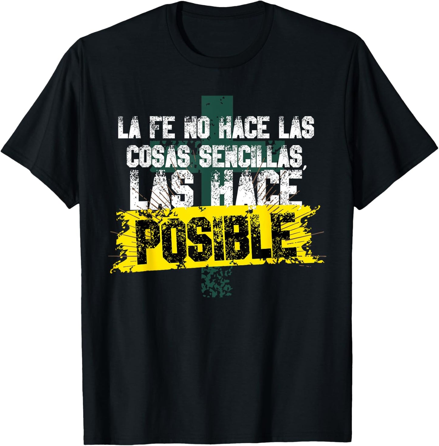 Regalo Cristiano En Espanol Spanish Christian T-Shirt - T-Shirt | Black