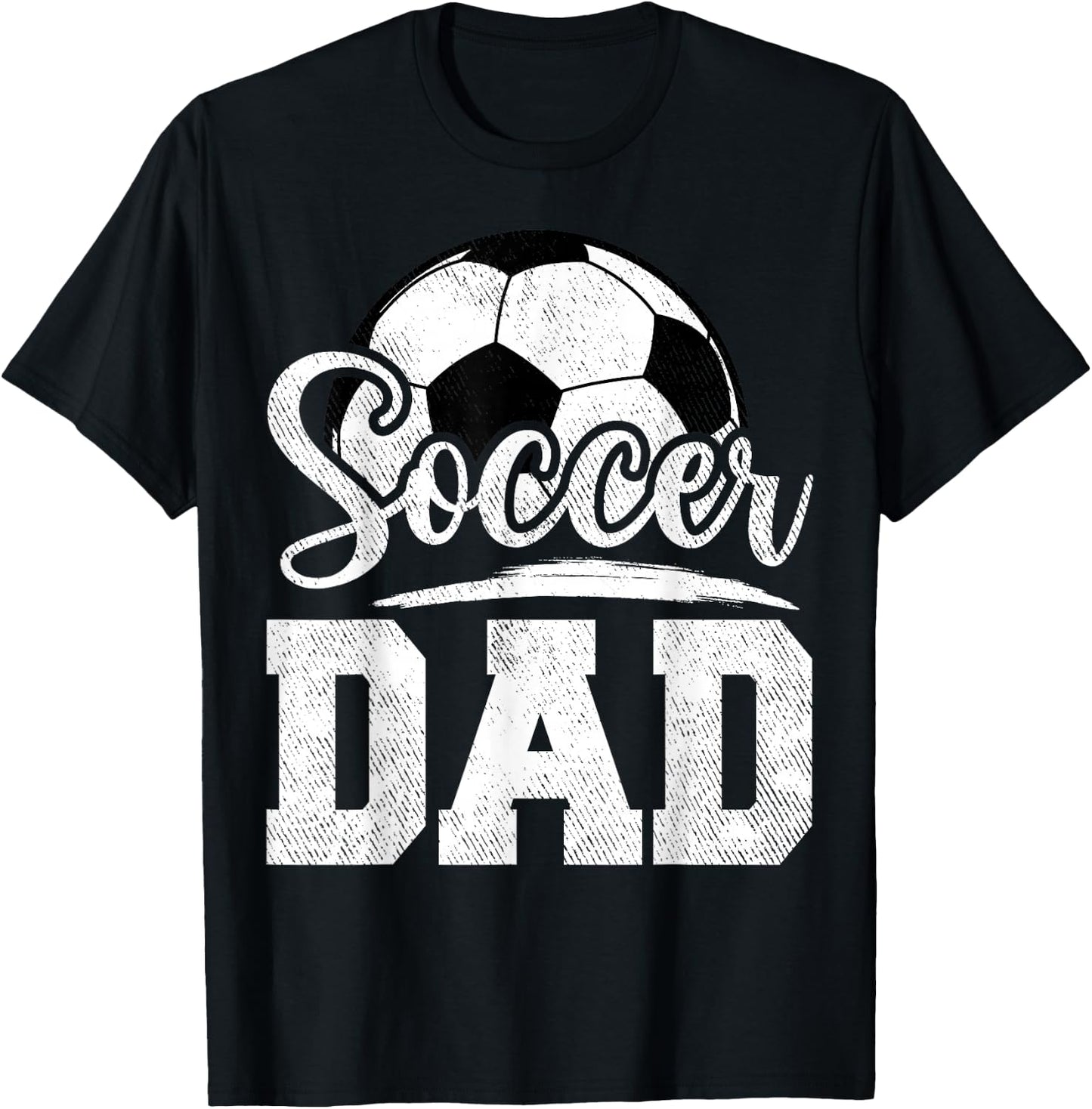 Soccer Dad Soccer Player Game Day Father's Day T-Shirt - T-Shirt | Black