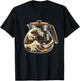 The Great Wave Of Coffee Funny Coffee Japanese I Love Coffee T-Shirt - T-Shirt | Black