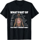 What Part Of Don't You Understand | Medical Anatomy Human T-Shirt - T-Shirt | Black