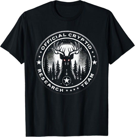 Wendigo Monster Legendary Creature Cryptozoology Cryptid T-Shirt - T-Shirt | Black