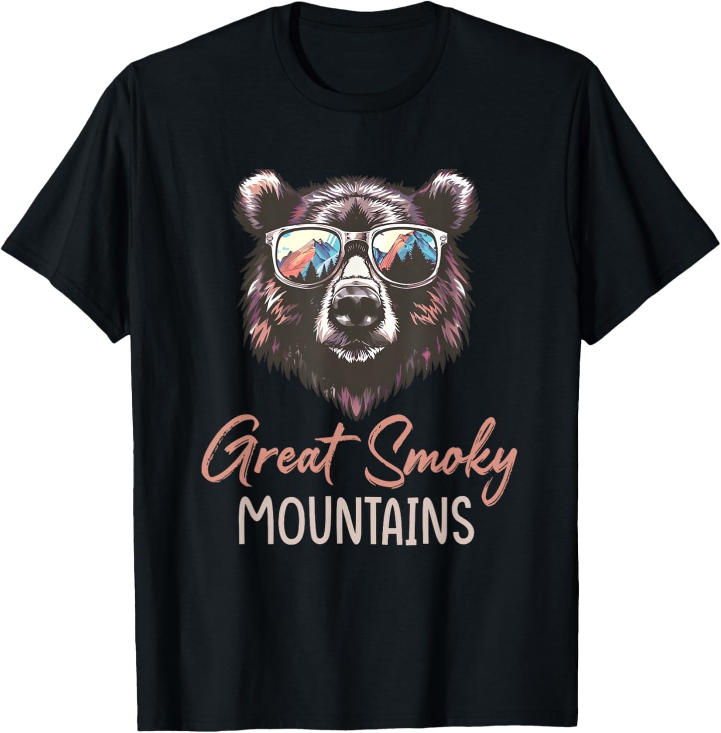 Great Smoky-Mountain Shirt National Park Bear T-Shirt - T-Shirt | Black