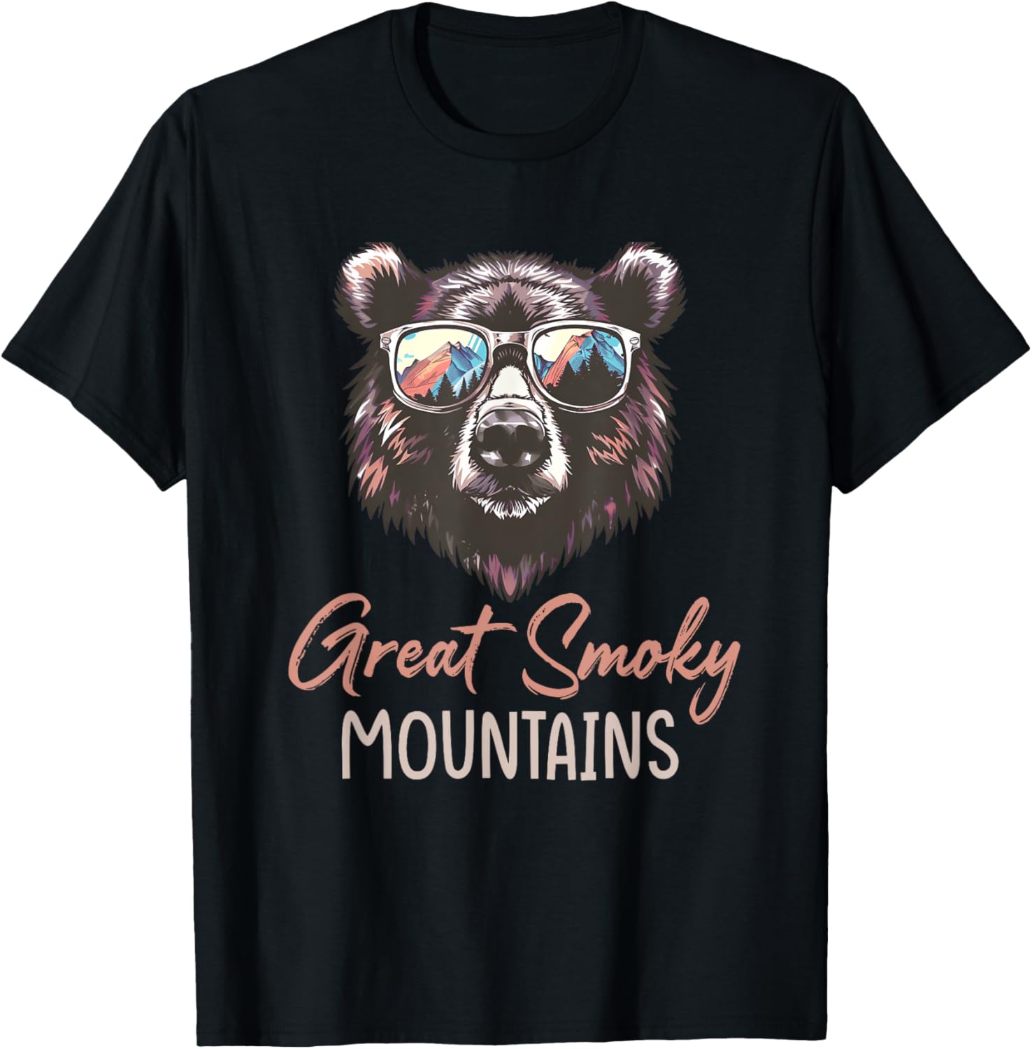 Great Smoky-Mountain Shirt National Park Bear T-Shirt - T-Shirt | Black