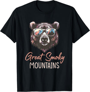 Great Smoky-Mountain Shirt National Park Bear T-Shirt - T-Shirt | Black