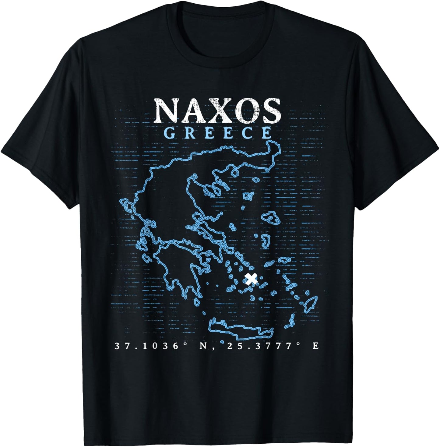 Greece Naxos T-Shirt - T-Shirt | Black