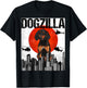 Funny Vintage Japanese Dogzilla Black and Tan Coonhound T-Shirt - T-Shirt | Black