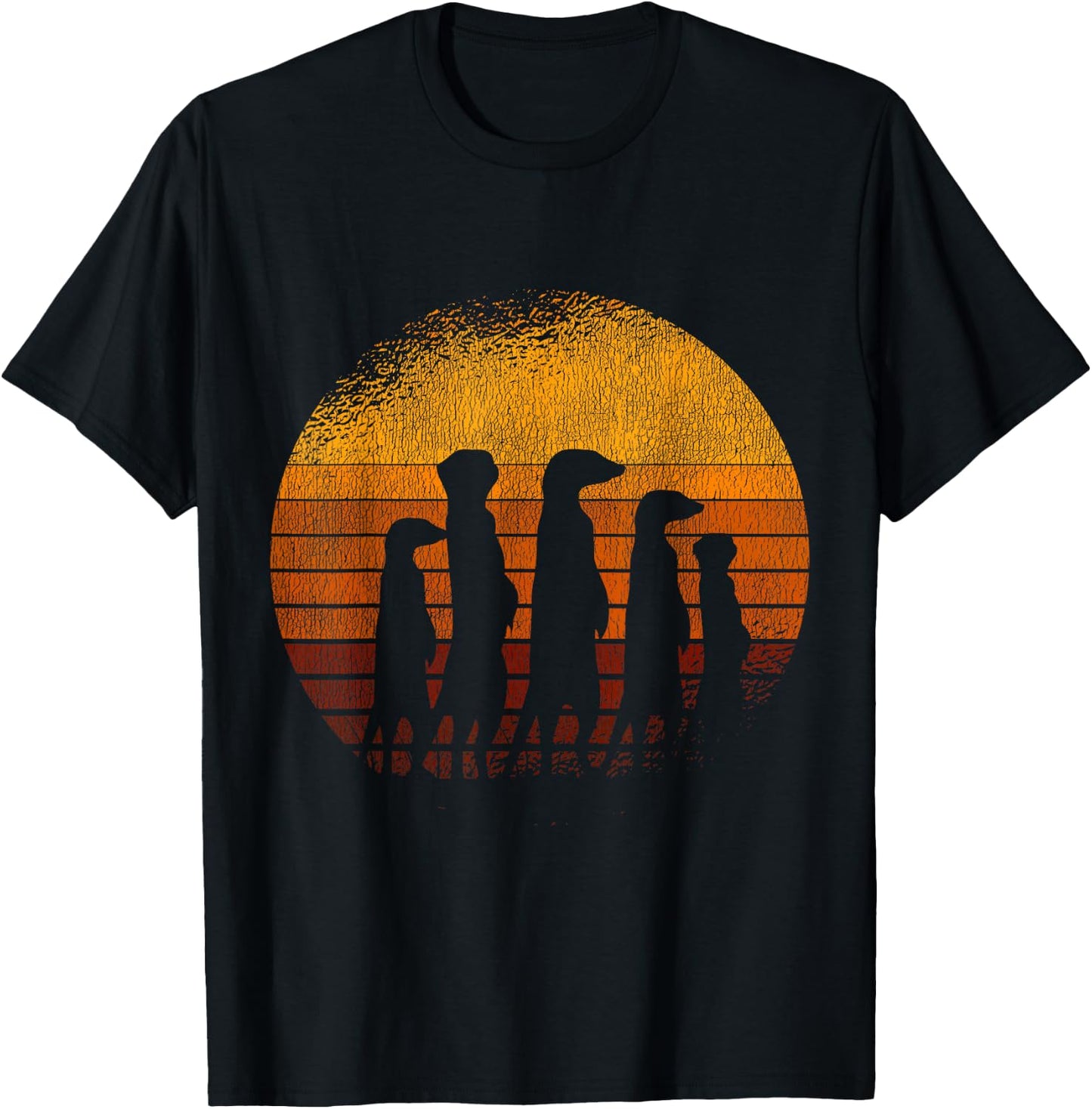 Meerkat Squad Meerkat T-Shirt - T-Shirt | Black