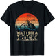 Wait I See A Rock Funny Geologist Idea T-Shirt - T-Shirt | Black