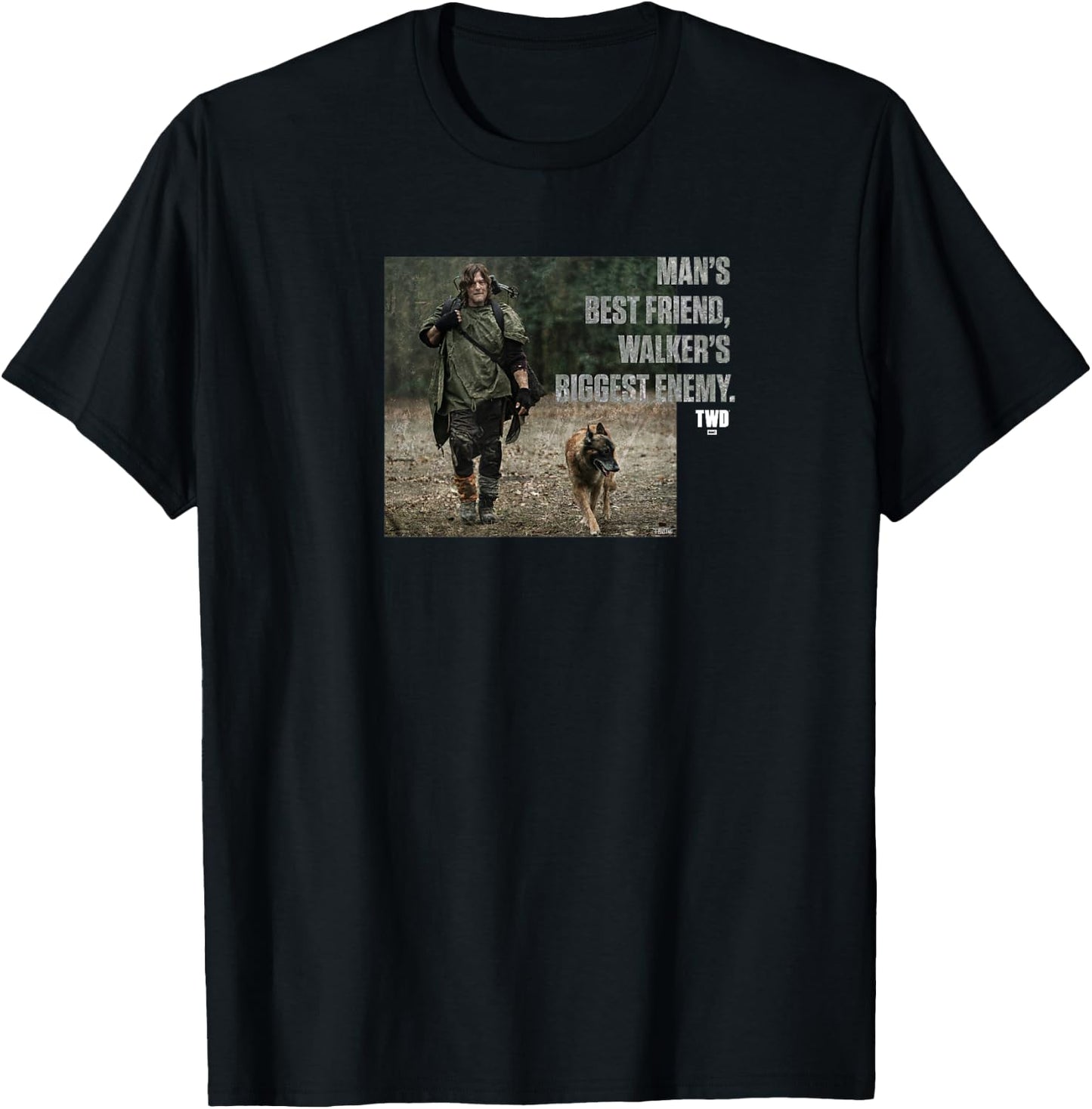 The Walking Dead Man's Best Friend T-Shirt - T-Shirt | Black