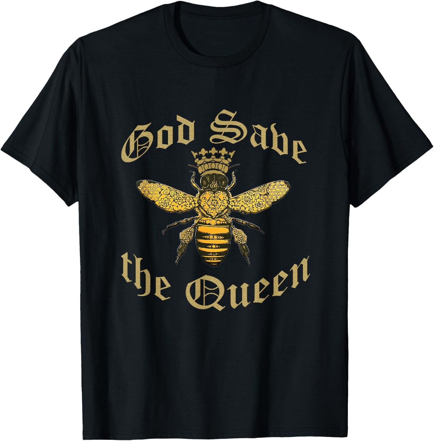 God Save The Queen Bee T-Shirt - T-Shirt | Black