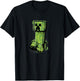 Minecraft Creeper Graffiti Sit T-Shirt - T-Shirt | Black