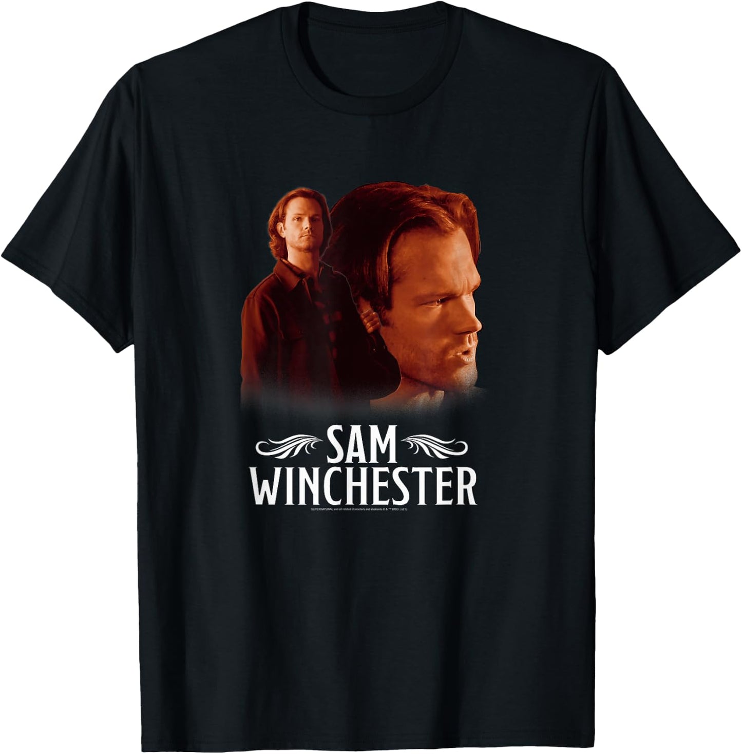 Supernatural Sam Winchester Glamour Shot T-Shirt - T-Shirt | Black