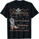 Stepping Into My September Birthday With God's Grace & Mercy T-Shirt - T-Shirt | Black