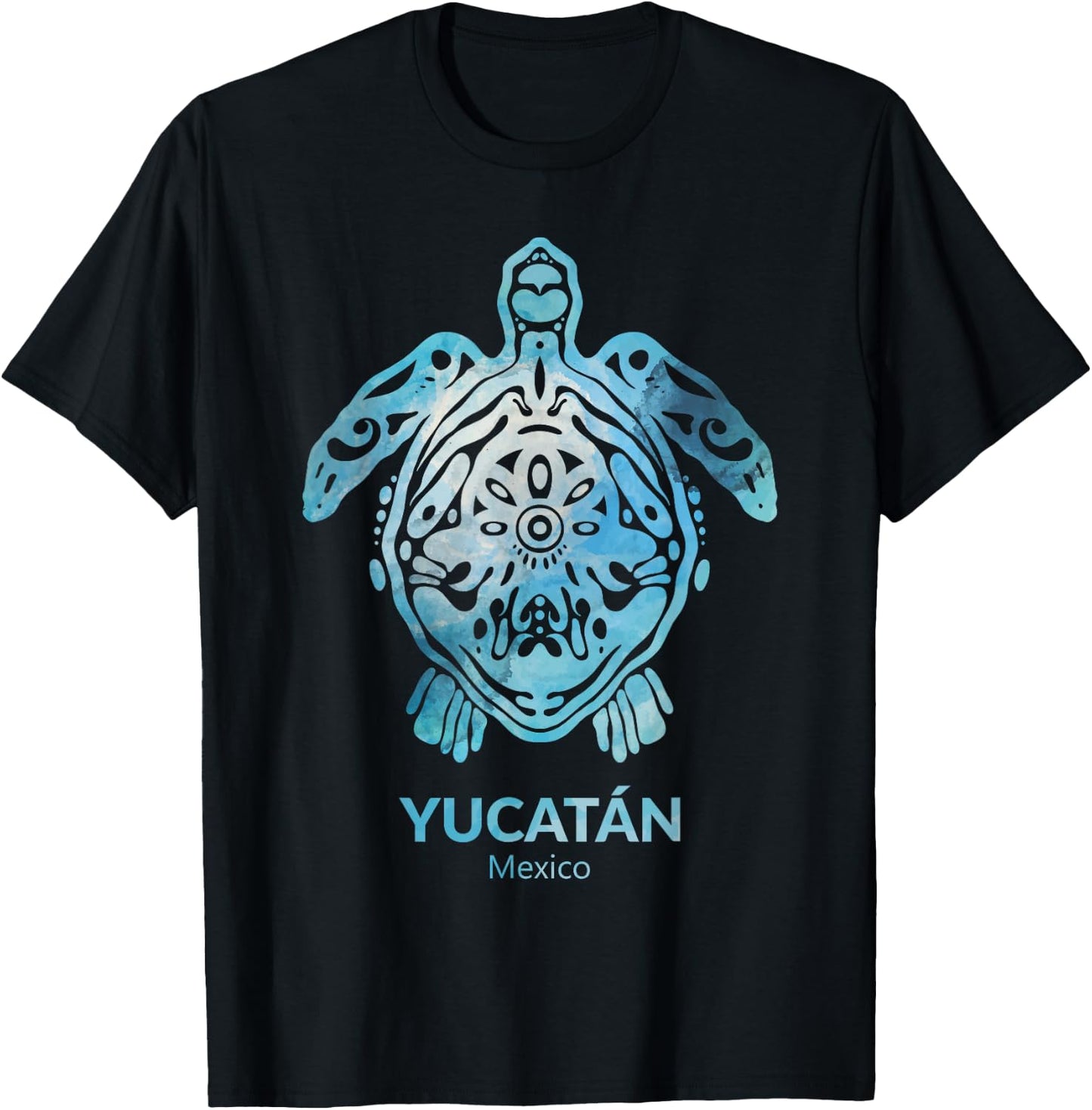 Yucatan Mexico Sea Turtle Ocean Souvenir T-Shirt - T-Shirt | Black