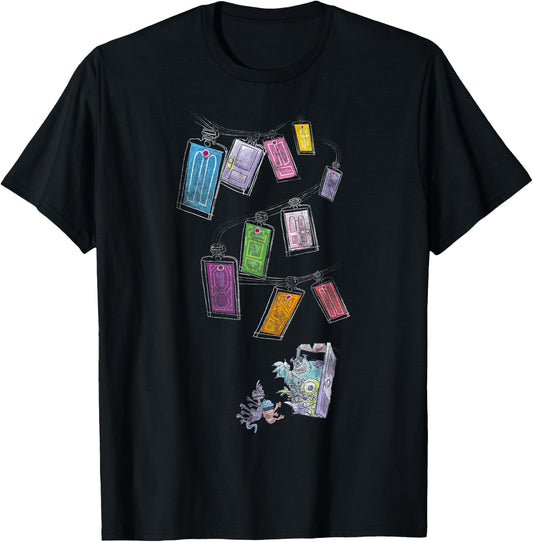 Disney Pixar Monsters Inc. Door Sketch T-Shirt - T-Shirt | Black