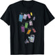 Disney Pixar Monsters Inc. Door Sketch T-Shirt - T-Shirt | Black