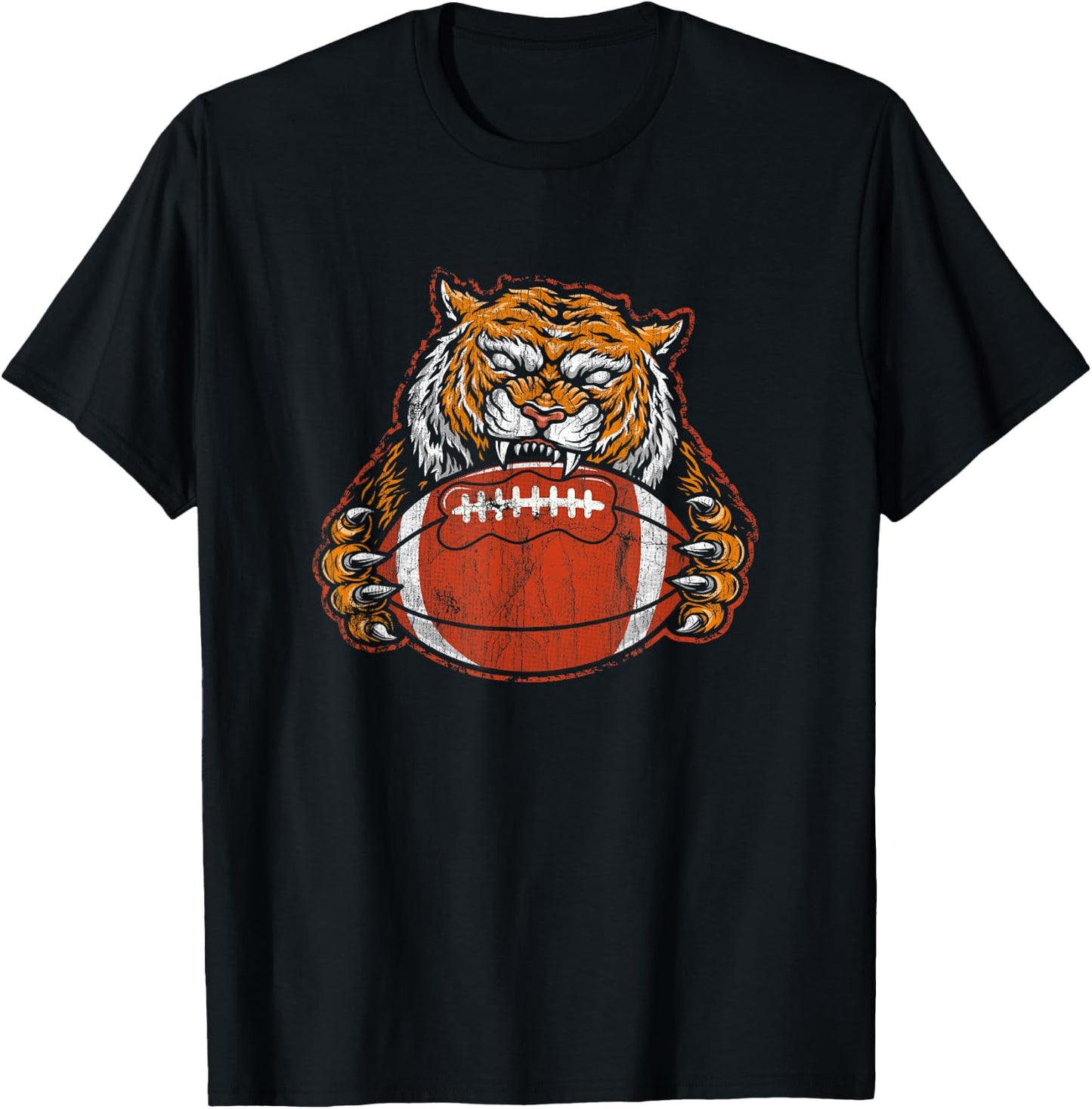 Bengal Tiger Vintage T-Shirt - T-Shirt | Black