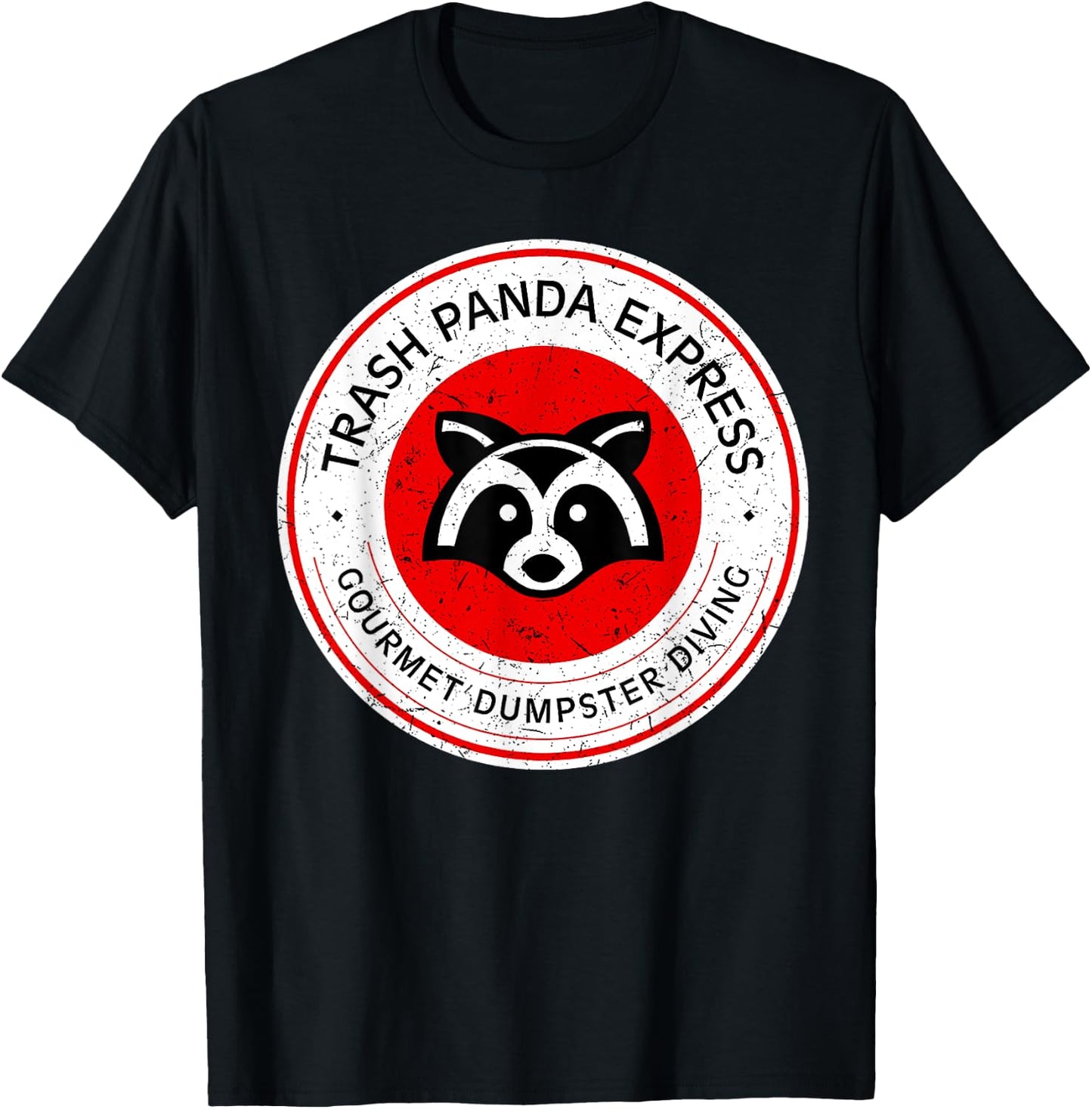 Trash Panda Gourmet Dumpster Diving EXpress T-Shirt - T-Shirt | Black