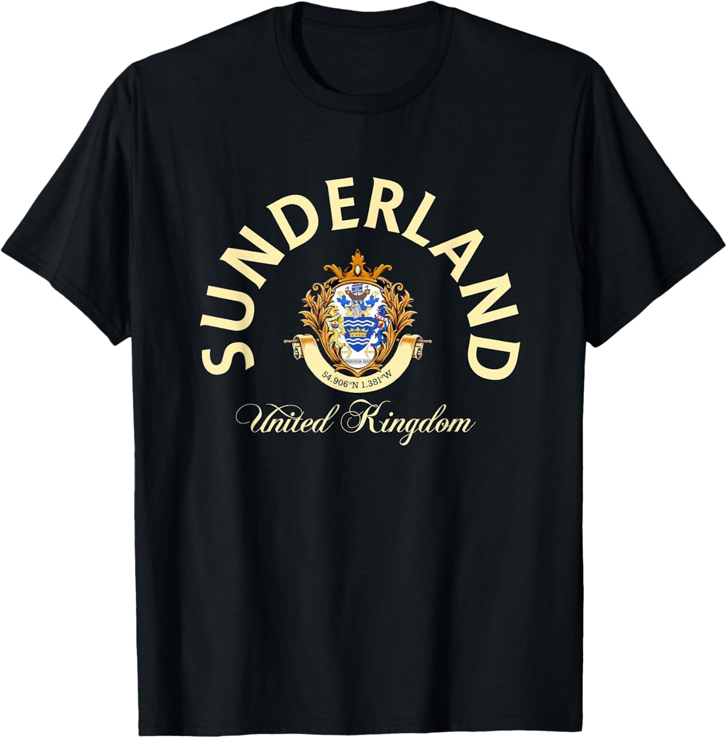 Sunderland Fan United Kingdom Sunderland T-Shirt - T-Shirt | Black