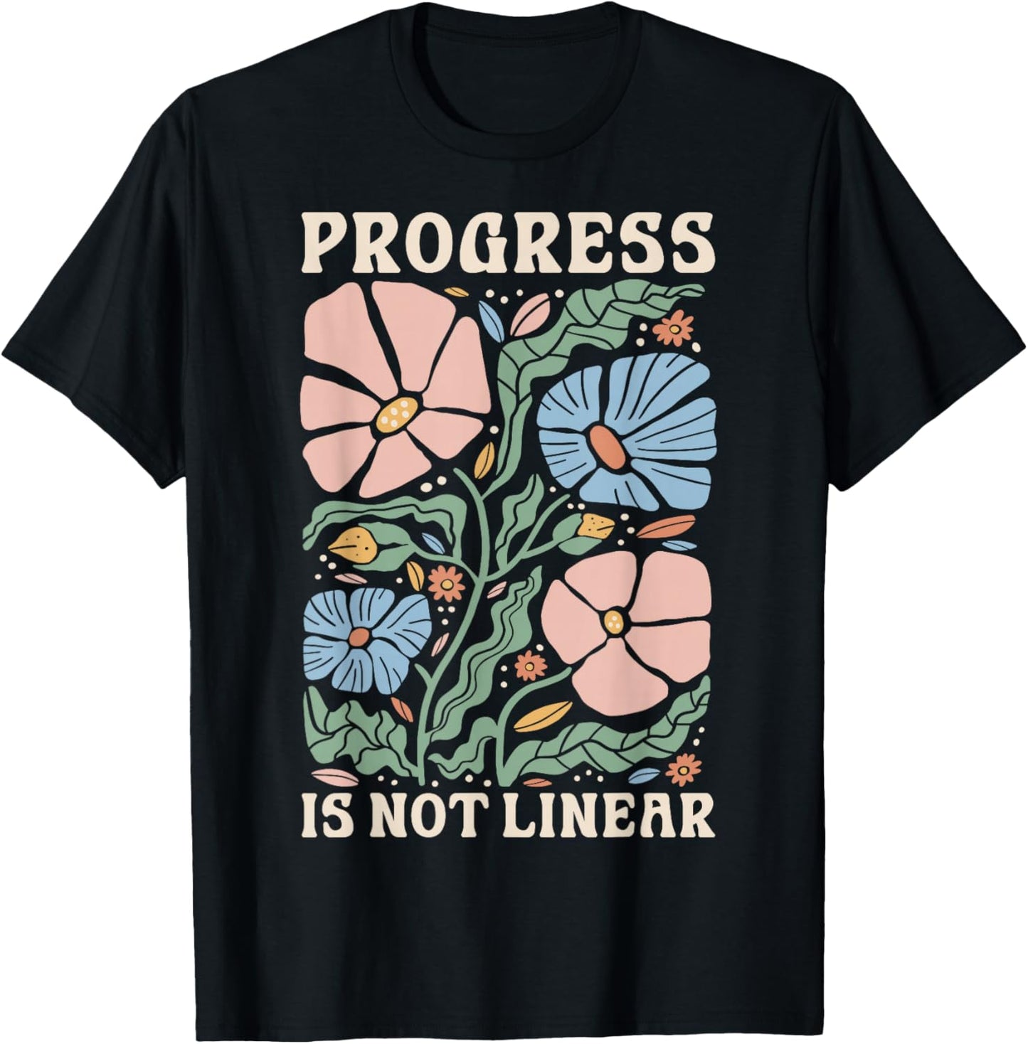 Progress Is Not Linear Shirt | Special Ed Teacher Team SPED T-Shirt - T-Shirt | Black