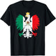 Mexican Polish Flag Eagle Mexico Poland Polska Heritage T-Shirt - T-Shirt | Black