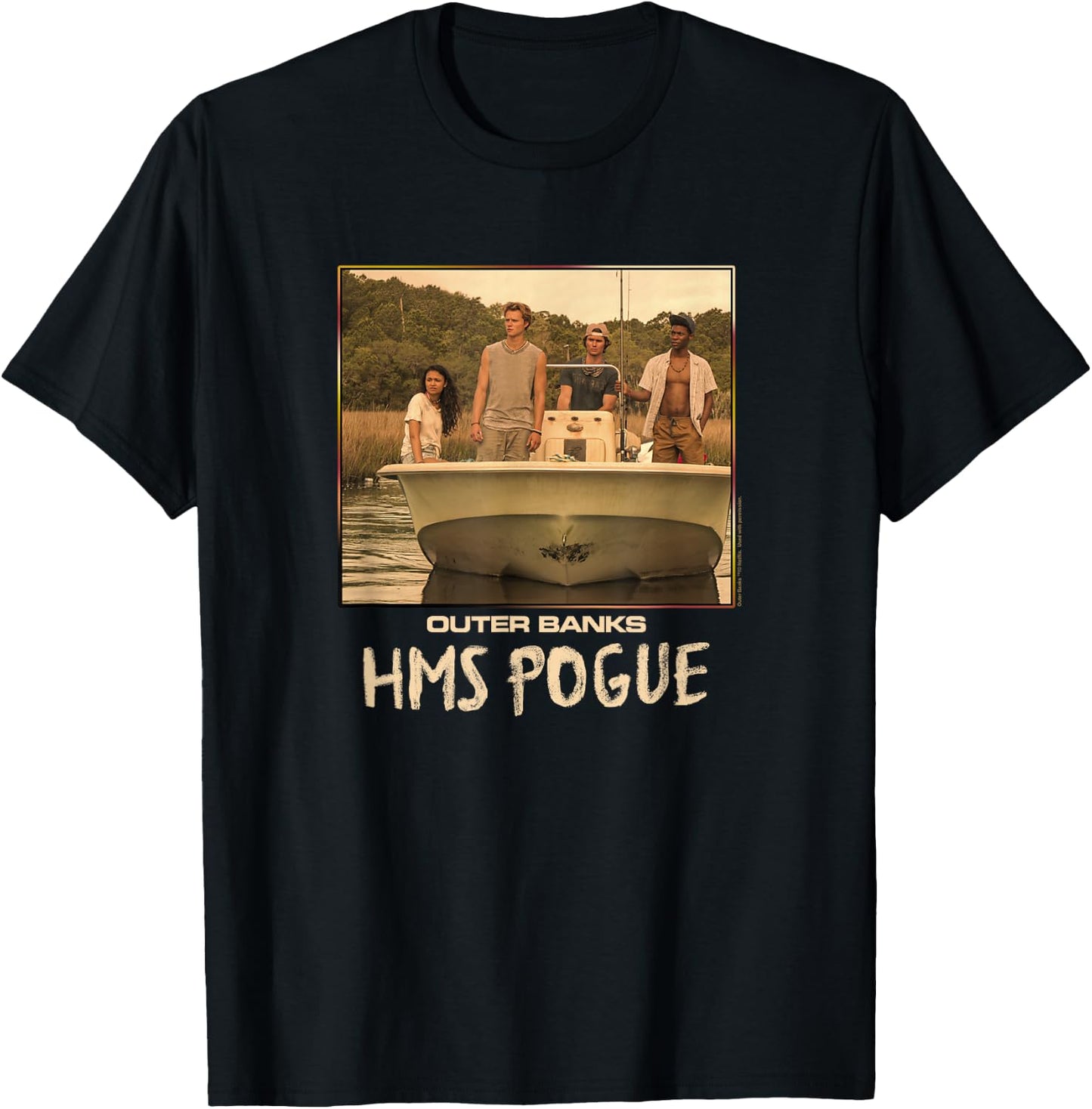 Outer Banks HMS Pogue T-Shirt - T-Shirt | Black