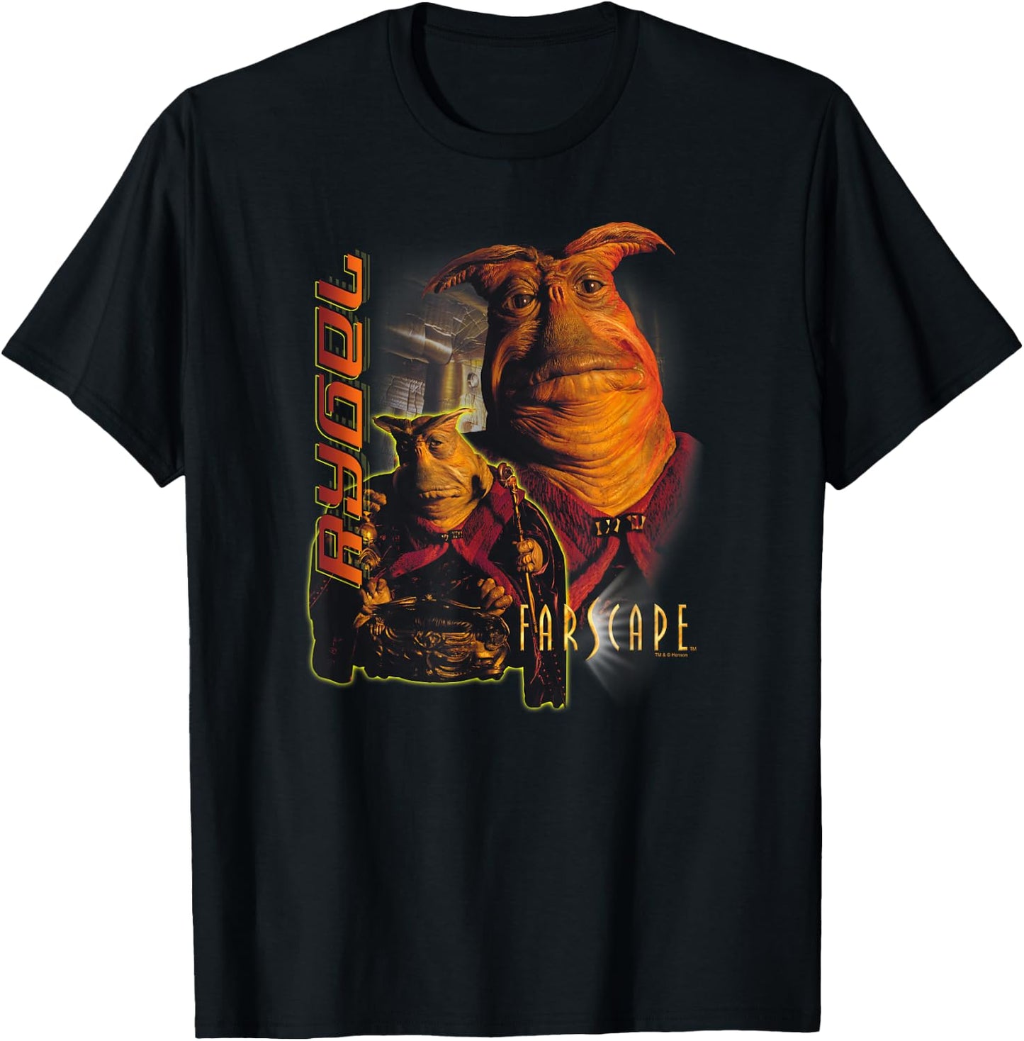 Farscape - Men's Black Small Classic Fit Short Sleeve T-Shirt - T-Shirt | Black