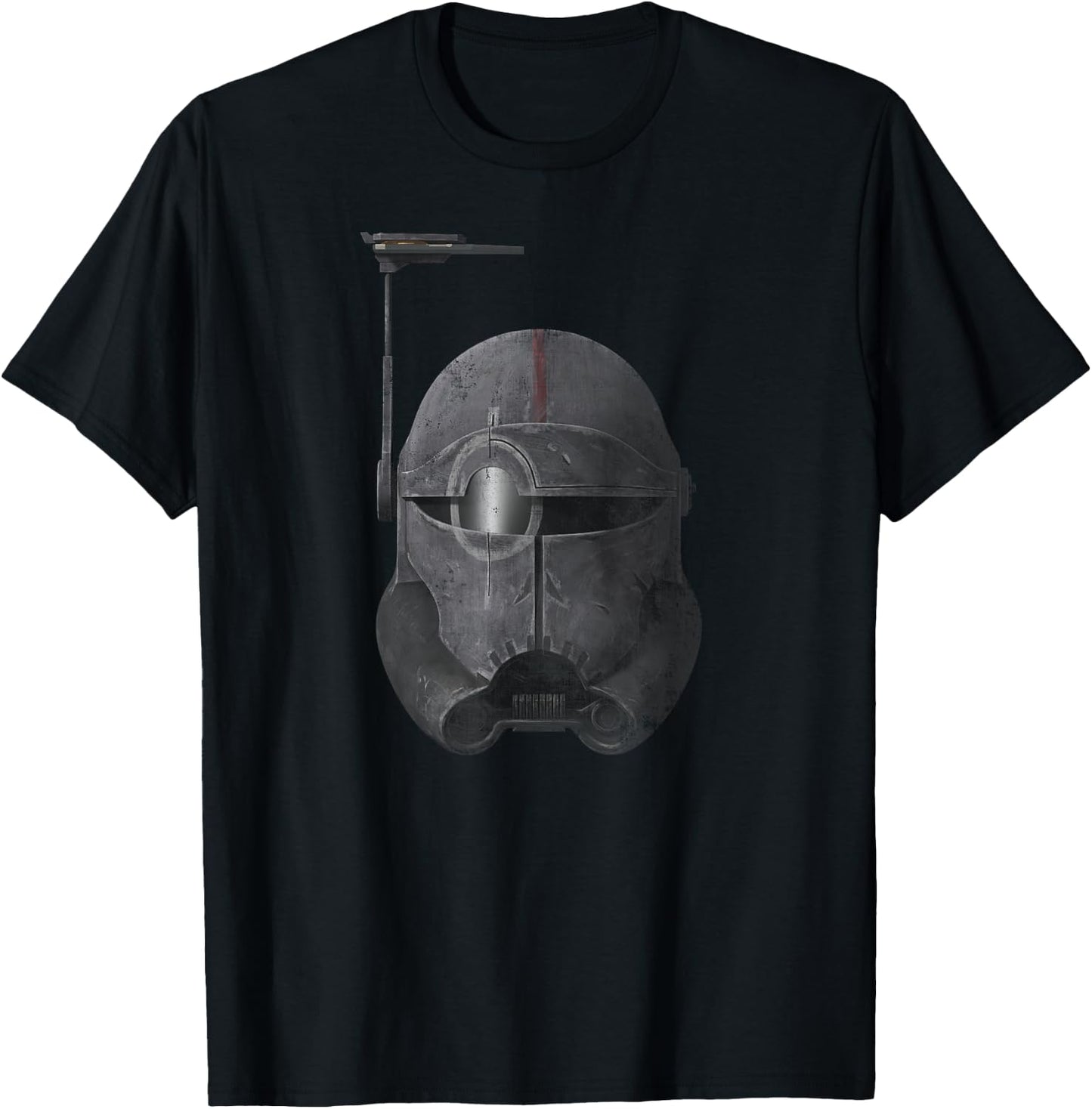Star Wars The Clone Wars The Bad Batch Crosshair Helmet T-Shirt - T-Shirt | Black