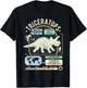 Dinosaur Facts - Triceratops Science & Anatomy Gift T-Shirt - T-Shirt | Black