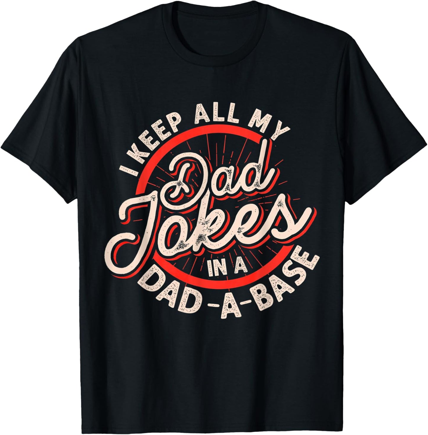 Dad Jokes Programmer Dad Nerdy Father Database Geeky T-Shirt - T-Shirt | Black