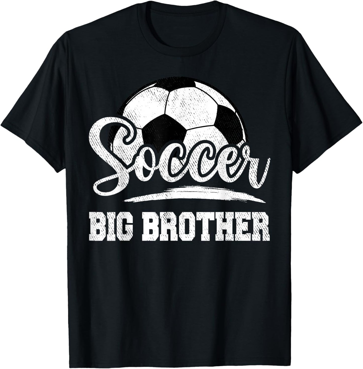 Soccer Big Brother Soccer Player Game Day T-Shirt - T-Shirt | Black