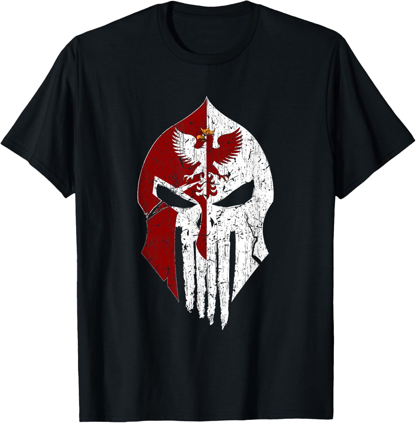 Polish Hussar Husaria Warrior Polish Winged Hussar Cavalry T-Shirt - T-Shirt | Black