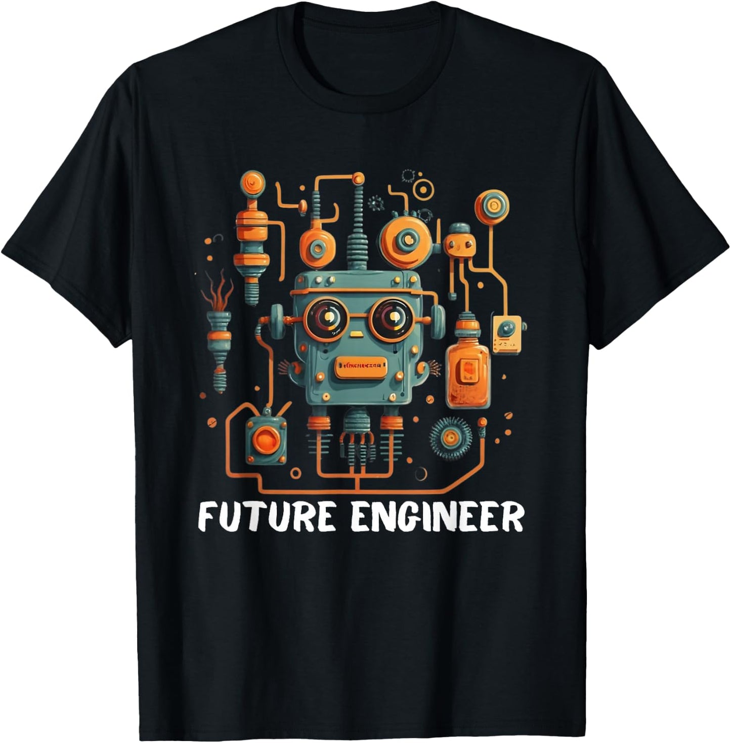 Electrical Engineering Circuit Kids Future Engineer T-Shirt - T-Shirt | Black