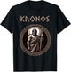Kronos Ancient Greek Titan Greek Mythology Symbol T-Shirt - T-Shirt | Black