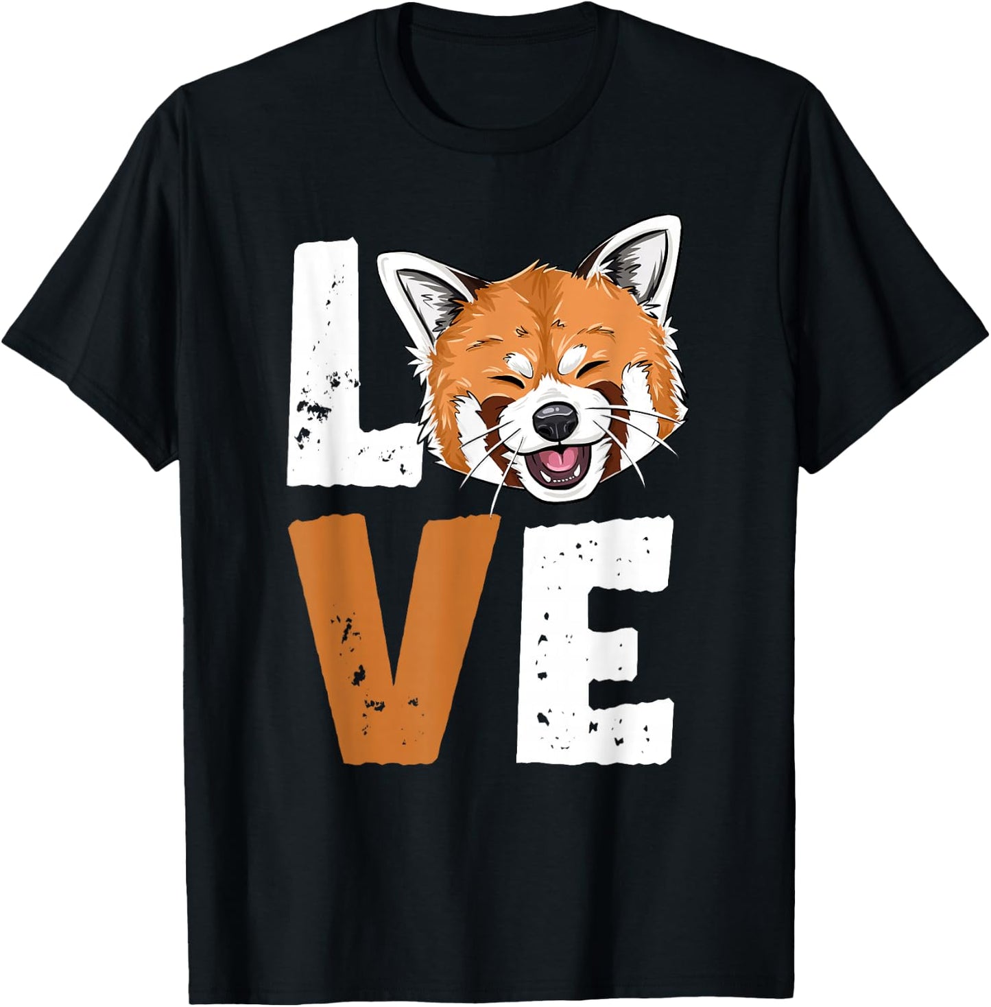 Red Panda Love Funny Cute Red Panda Lover T-Shirt - T-Shirt | Black