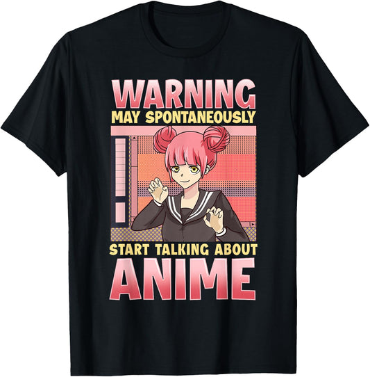 Anime Shirts Girls Anime Girl Shirt Funny Anime T-Shirt - T-Shirt | Black