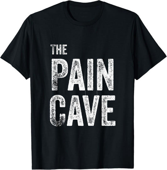 Pain Cave Workout Exercise T-Shirt - T-Shirt | Black
