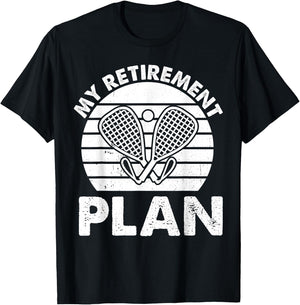 Racquetball Retirement plan Retired Racquetball T-Shirt - T-Shirt | Black